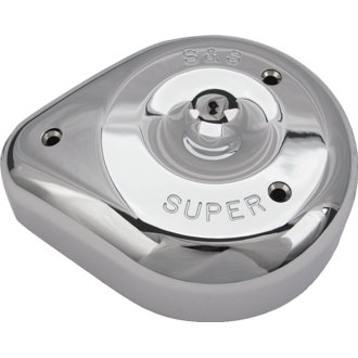 Teardrop Chrome Air Cleaner Cover For S&S Super E/G Carbs