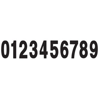 FX 2015 NUMBERS STANDARD 8" BLACK 0
