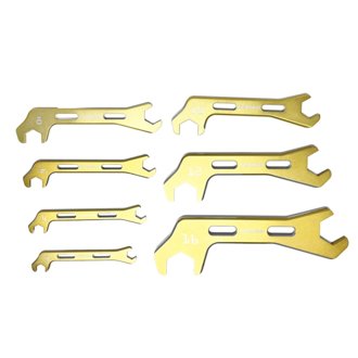 Angled An Wrenches - Gold Anodized