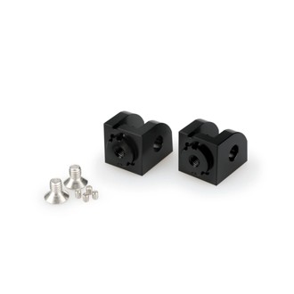 Adaptor Adjustable Rider Footpeg Black