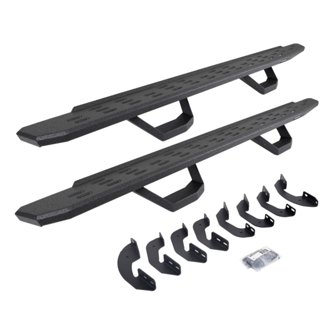RB30 Running Boards with Brackets, 2 Pairs Drop Steps Kit - Double Cab