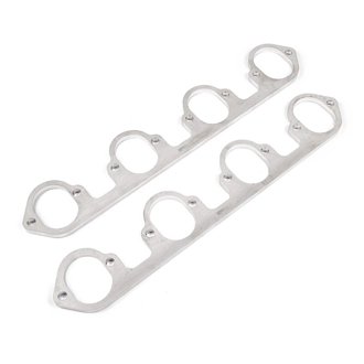 Big Block Ford Flat Tall Oval Port Header 304SS Exhaust Flanges 2-1/4in Primaries