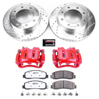 Z36 Truck and SUV Ceramic Brake Pad, Drilled & Slotted Rotor, and Caliper Kit