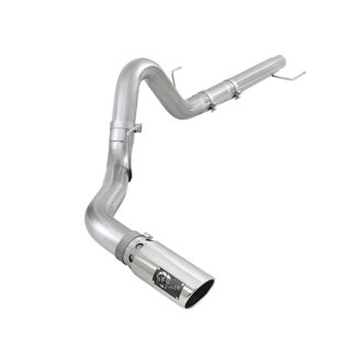 Atlas 4 IN Aluminized Steel DPF-Back Exhaust System w/ Polished Tip