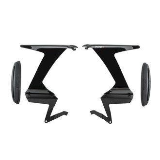 Race Side Spoilers Black