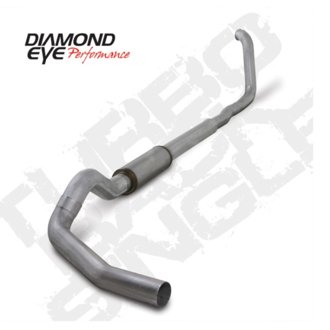 Diamond Eye KIT 5in Turbo Back SGL AL: 00-03 FORD 7.3L F250/F350