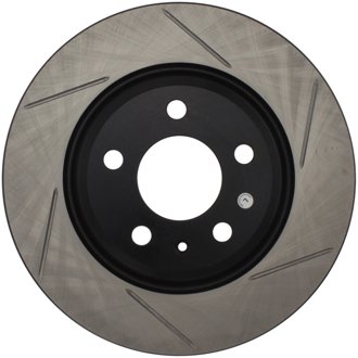 Sport Slotted Brake Rotor; Rear Left