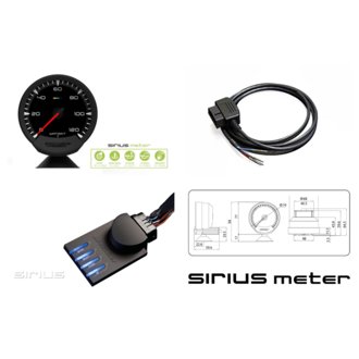 Sirius OBD Set (Water Temperature Meter) - 74mm