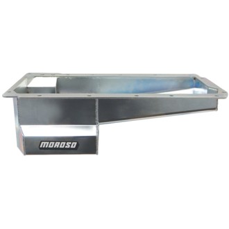 GM LS Swap/Early F-Body (w/Rear Sump & Remote Oil Filter Adapter) Wet Sump 6in Steel Oil Pan
