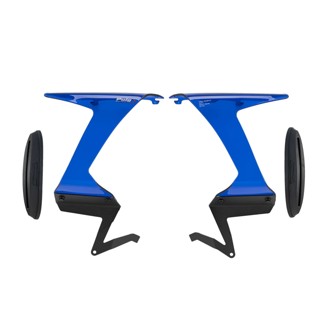 Race Side Spoilers Blue