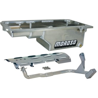 GM LS/93-02 F-Body (w/-10An Fitting) Deep Drag Race Baffled Wet Sump 6qt 9in Aluminum Oil Pan