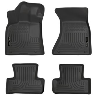 09-14 Audi Q5 Weatherbeater Black Front & 2nd Seat Floor Liners