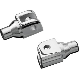 Tapered Peg Adapter Front Chrome