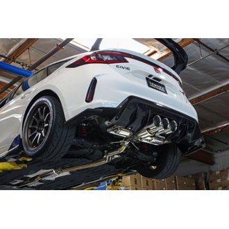 2023+ Honda Civic Type-R (FL5) Triple Tip Cat-Back Exhaust w/ Triple Tip & Front Pipe