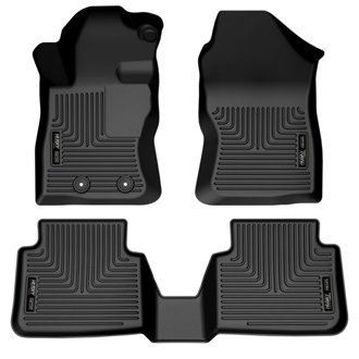 2024 Subaru Crosstrek Weatherbeater Black Front & 2nd Seat Floor Liners