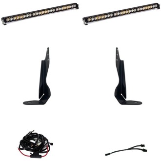 GMC 2020-22 Sierra 2500HD/3500HD Dual 30in Grille Light Bar Kit