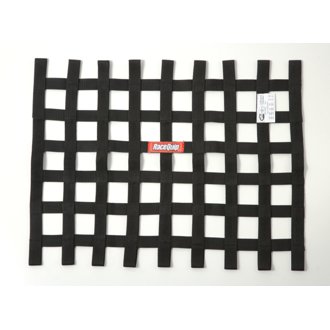 Black 18in H x 24W SFI Ribbon Window Net