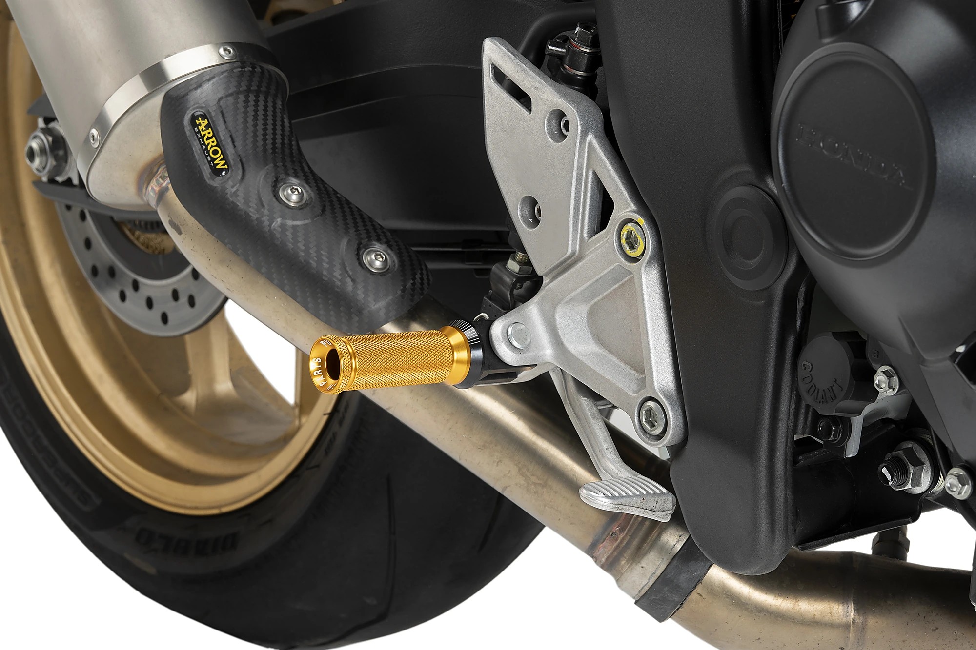 Evolution Footpegs Gold