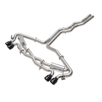 MACH Force-Xp 3 IN to 2-1/2 IN Stainless Steel Cat-Back Exhaust System Black