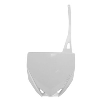 15+ Yamaha YZ85 Front Number Plate - White