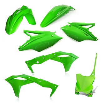 17-20 Kawasaki KX250F 5-pc Replica Body Kit - Green