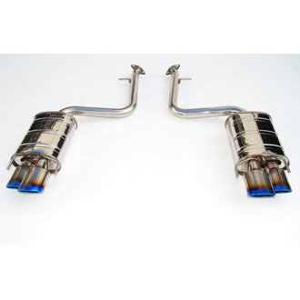 15+ Lexus RC350/200T Titanium Quad Rolled Tip Axel-Back Exhaust