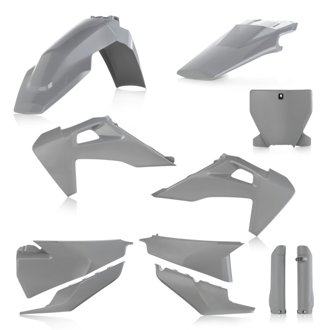 19-22 Husqvarna 125-450 TC/ FX/ FC/2019 TX300/ 20-22 TX300i Full Plastic Kit - Gray