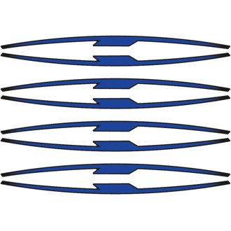 Rim Strips Performance Blue