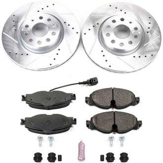 Z23 Daily Driver Carbon-Fiber Ceramic Brake Pad and Drilled & Slotted Rotor Kit