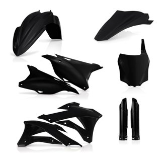 14-21 Kawasaki KX85/100 Full Plastic Kit - Black