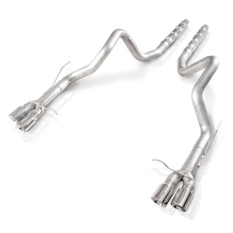 2013-14 Ford Shelby GT500 3in Catback Retro Chambered Mufflers Resonator