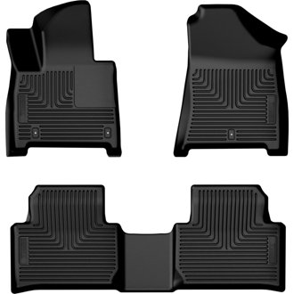 2024 Hyundai Santa Fe Weatherbeater Front & 2nd Seat Floor Liner - Black