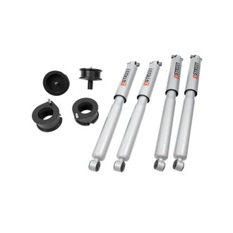 2.5 INCH LEVELING KIT | COIL SPRING SPACERS W/ TRAIL PERFORMANCE SHOCKS