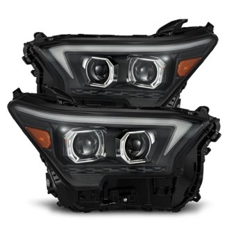 23-24 Toyota Tacoma LUXX-Series LED Proj Headlights Blk w/Actv Light & Seq. Sig + DRL