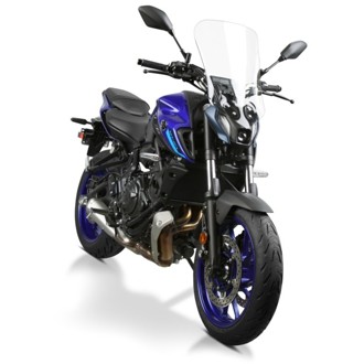 21+ Yamaha MT-07 V Stream/ Wave Tall Windshield - Clear