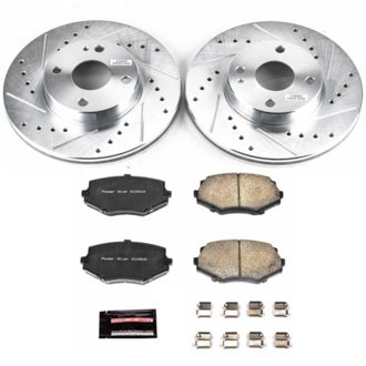 Z23 Daily Driver Carbon-Fiber Ceramic Brake Pad and Drilled & Slotted Rotor Kit
