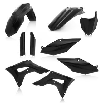 17-18 Honda CRF250R/ CRF450R Full Plastic Kit - Black