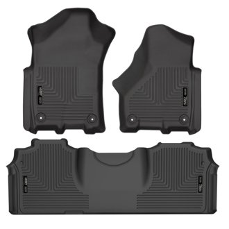 19-21 RAM 2500/3500 Mega Cab Weatherbeater Front and 2nd Seat Floor Liners - Black