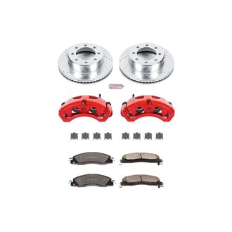 Z36 Truck and SUV Ceramic Brake Pad, Drilled & Slotted Rotor, and Caliper Kit