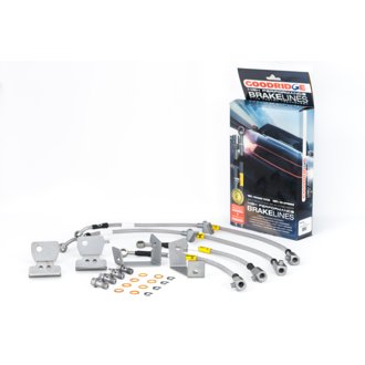 05-14 Ford Mustang (w/ABS) Stainless Steel Brake Line Kit
