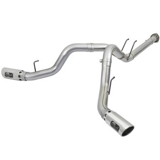 ATLAS 4 IN Aluminized Steel DPF-Back Exhaust System w/Polished Tip