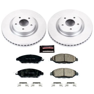 Evolution Coated Rotor And Low-Dust Ceramic Brake Pad Kit
