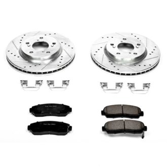 Z23 Daily Driver Carbon-Fiber Ceramic Brake Pad and Drilled & Slotted Rotor Kit