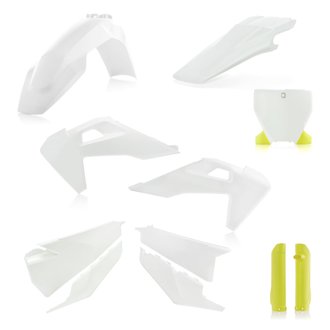 19-22 Husqvarna 125-450 TC/ FX/ FC/ TX/ TX-i Full Plastic Kit - White Original 19