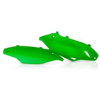 13-16 Kawasaki KX250F/ 12-15 KX450F Side Panels - Flo-Green