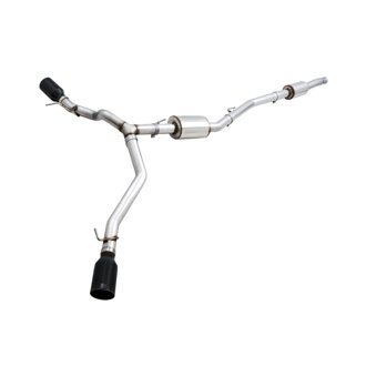 AWE Tread Edition Catback Dual Exhaust for Jeep JT 3.6L - Diamond Black Tips