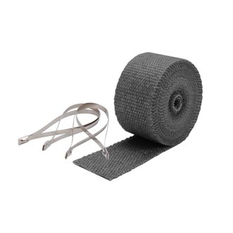 Dei Exhaust Wrap Kit - Pipe Wrap And Locking Tie - Black