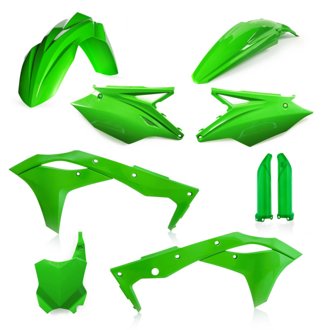 18-20 Kawasaki KX250F/ KX250 Full Plastic Kit - Green