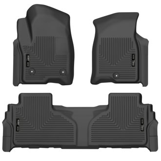 21-23 Suburban/Tahoe/Yukon/Yukon XL Weatherbeater Front & 2nd Seat Floor Liners - Black