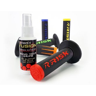MOTO GRIPS - FUSION 2.0 WITH GRIP TECH - ORANGE